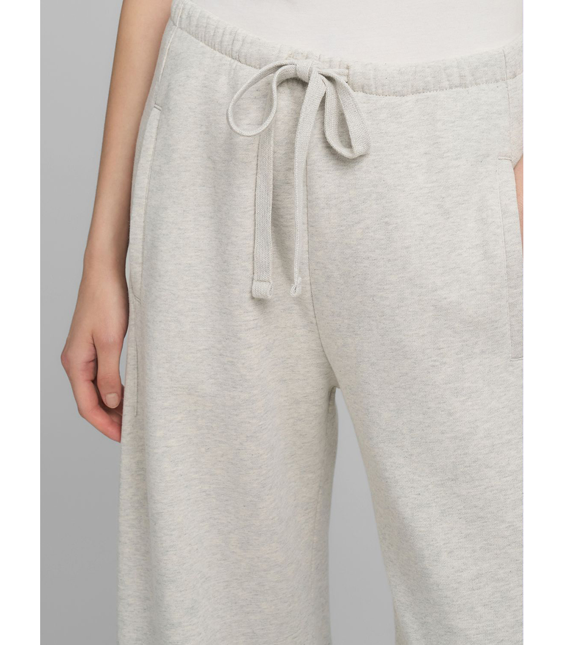 ワイドレッグスポーツパンツ（セットアップ） 詳細画像 ライトグレーメランジ 5